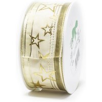 Flowerbox Bastelband »Noble Star« - beige von Flowerbox