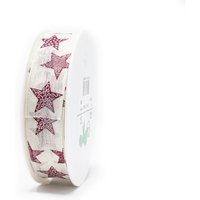 Flowerbox Bastelband »Pattern Star« - rot von Flowerbox