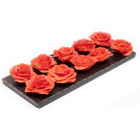 Flowerbox Wachsrose - orange von Flowerbox