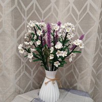 Vergissmeinnicht Blumen Französisch Perlenblumen Myosotis Sylvatica Kunstblumen Blumenstrauß von flowersbybeads