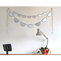 Spiegel Wimpelkette Klein Halbkreis Banner Girlande Strang Wohnheim Dekor Akzent Miroir Ammer Verderon Espejo von fluxglass