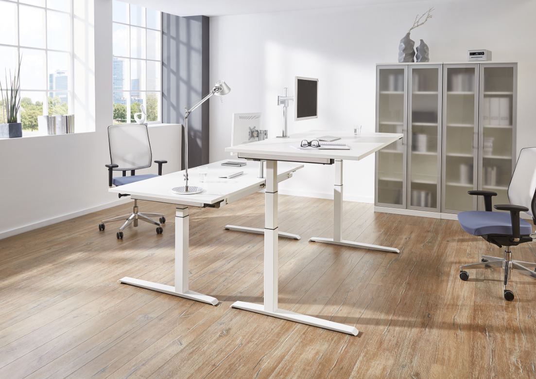 fm Büromöbel All-in-One BM1A Elektrisch höhenverstellbarer Schreibtisch fm Büromöbel All-in-One BM1A Elektrisch höhenverstellbarer Schreibtisch von fm Büromöbel