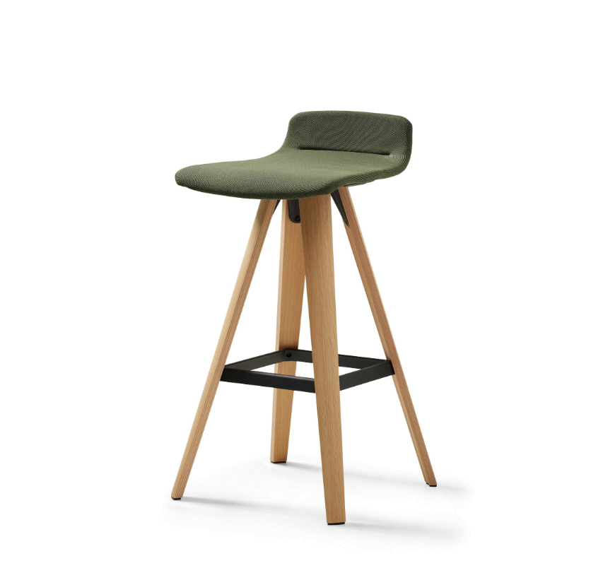 fm Büromöbel Asiento Barhocker mit Holzgestell fm Büromöbel Asiento Barhocker mit Holzgestell von fm Büromöbel
