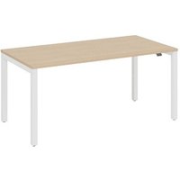 fm Catro Schreibtisch ahorn, verkehrsweiß rechteckig, 4-Fuß-Gestell weiß 200,0 x 80,0 cm fm Catro Schreibtisch ahorn, verkehrsweiß rechteckig, 4-Fuß-Gestell weiß 200,0 x 80,0 cm von fm