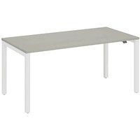 fm Catro Schreibtisch lichtgrau, verkehrsweiß rechteckig, 4-Fuß-Gestell weiß 200,0 x 80,0 cm fm Catro Schreibtisch lichtgrau, verkehrsweiß rechteckig, 4-Fuß-Gestell weiß 200,0 x 80,0 cm von fm