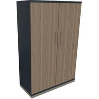 fm Aktenschrank Oldenburg, 4260649682302 lavagrau, eiche 3 Fachböden 80,0 x 44,2 x 151,7 cm von fm