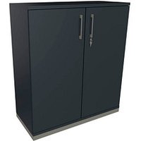 fm Aktenschrank Oldenburg, 4260649682173 lavagrau 2 Fachböden 80,0 x 44,2 x 113,3 cm von fm