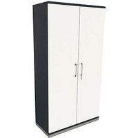 fm Aktenschrank Oldenburg, 4260649682074 lavagrau, weiß 4 Fachböden 80,0 x 44,2 x 186,9 cm von fm