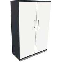 fm Aktenschrank Oldenburg, 4260649682036 lavagrau, weiß 3 Fachböden 100,0 x 44,2 x 151,7 cm von fm