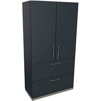 fm Aktenschrank Oldenburg, 4260649684948 lavagrau 2 Fachböden 100,0 x 44,2 x 186,9 cm von fm