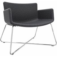 fm Sessel LODUS anthrazit chrom Stoff fm Sessel LODUS anthrazit chrom Stoff von fm