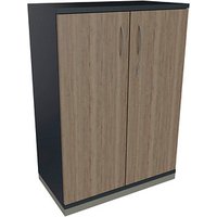 fm Aktenschrank Sidney, 4260429764846 lavagrau, eiche 2 Fachböden 80,0 x 44,2 x 113,3 cm von fm