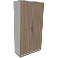 fm Aktenschrank Sidney, 4260429763757 weiß, eiche natur 4 Fachböden 100,0 x 44,2 x 186,9 cm von fm