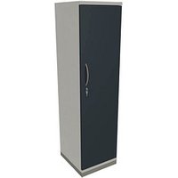 fm Aktenschrank Sidney, 4260429763689 weiß, lavagrau 3 Fachböden 40,0 x 44,2 x 151,7 cm von fm