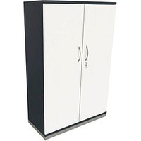 fm Aktenschrank Sidney, 4260429764587 lavagrau, weiß 3 Fachböden 100,0 x 44,2 x 151,7 cm von fm