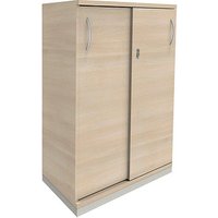 fm Schiebetürenschrank Sidney, 4260267327722 akazie 2 Fachböden 80,0 x 44,2 x 113,3 cm von fm