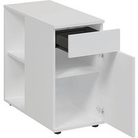 fm home office Standcontainer weiß 1 Auszug 40,0 x 80,0 x 73,4 cm von fm