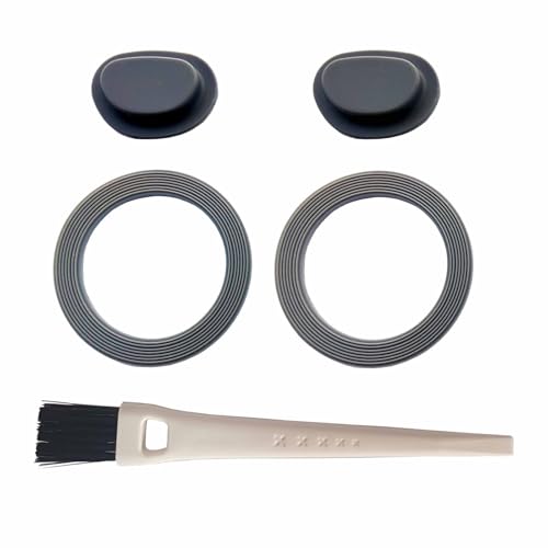 Auslaufdeckeldichtung und Motorbasisdichtung für Ninja Blast tragbarer Mixer, Ninja-Mixer-Zubehör, Ninja-Ersatzteil, Silikondichtung, lebensmittelecht, auslaufsicher (grau) von foboko