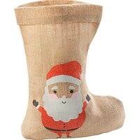 10 folia Nikolausbeutel Weihnachtsmann Stiefel von folia