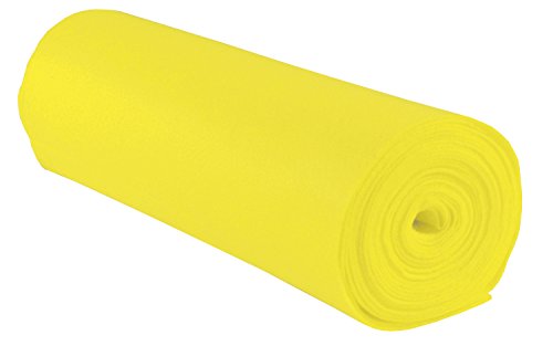 folia 520012 - Bastelfilz, mit feiner Wollqualität, 1 Rolle ca. 45 cm x 5 m, zitronengelb, klebefleckenfreie Verarbeitung - ideal für vielfältige Bastelarbeiten von folia