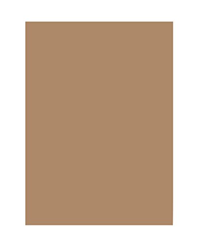 folia 6375 - Tonpapier rehbraun, DIN A3, 130 g/qm, 50 Blatt - zum Basteln und kreativen Gestalten von Karten, Fensterbildern und für Scrapbooking von folia