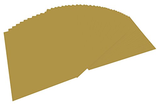 folia 6465 - Tonpapier gold matt, DIN A4, 130 g/qm, 100 Blatt - zum Basteln und kreativen Gestalten von Karten, Fensterbildern und für Scrapbooking folia 6465 - Tonpapier gold matt, DIN A4, 130 g/qm, 100 Blatt - zum Basteln und kreativen Gestalten von Karten, Fensterbildern und für Scrapbooking von folia