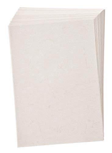 folia 950400 - Elefantenhaut, Urkundenpapier, 50 Blatt, 110 g/qm, DIN A4, weiß - elegantes Papier für Urkunden und Speisekarten von folia