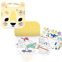 folia ADVENTURE mit Sticker Malbuch von folia