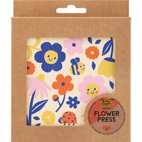 folia Bastelset Blumenpresse mehrfarbig von folia