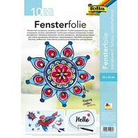 folia Fensterfolie transparent 10 Blatt von folia