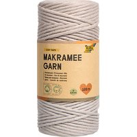 folia Makramee Garn taupe Cozy taupe von folia