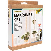 folia Makramee-Set Urban Jungle natur, rosé von folia