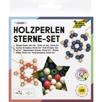 folia Perlen-Set natur, rot, blau von folia