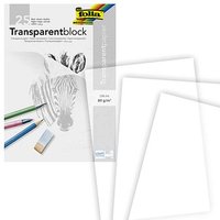 folia Transparentpapier 80 g/qm, 25 Blatt von folia