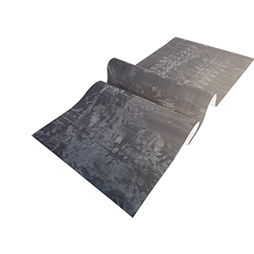 Selbstklebend Mikrofaser Stoff Folie für Interieur Cockpit, Dachhimmel Stretch Dehnbar Wildleder Optik 3D car Wrapping 32,67 €/m² (Grau, 100x150cm) von folimac