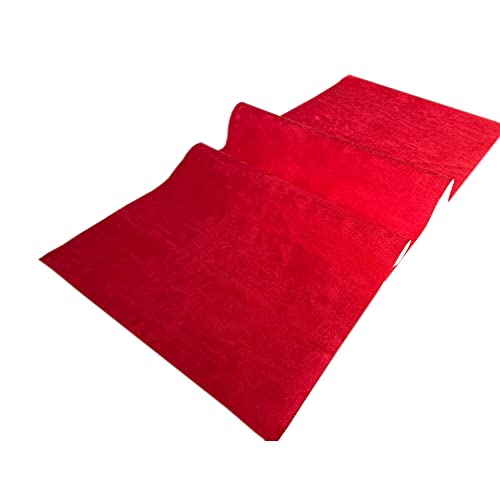 Selbstklebend Mikrofaser Stoff Folie für Interieur Cockpit, Dachhimmel Stretch Dehnbar Wildleder Optik 3D car Wrapping 32,67 €/m² (Rot, 100x150cm) von folimac