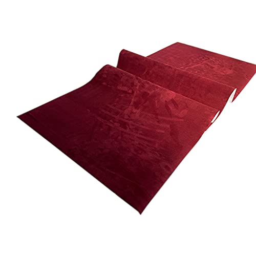 Selbstklebend Mikrofaser Stoff Folie für Interieur Cockpit, Dachhimmel Stretch Dehnbar Wildleder Optik 3D car Wrapping 53,33 €/m² (Weinrot, 20x150cm) von folimac