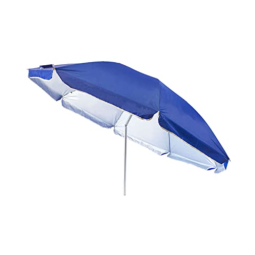 fondosub Sonnenschirm Strand Nylon UV-Schutz 160 cm neigbar marineblau von fondosub