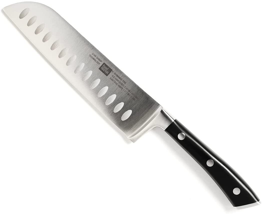 food appeal Santokumesser Dynamic Pro, food appeal Dynamic Pro Santoku Messer 18cm hauchdünnes Schneiden von food appeal