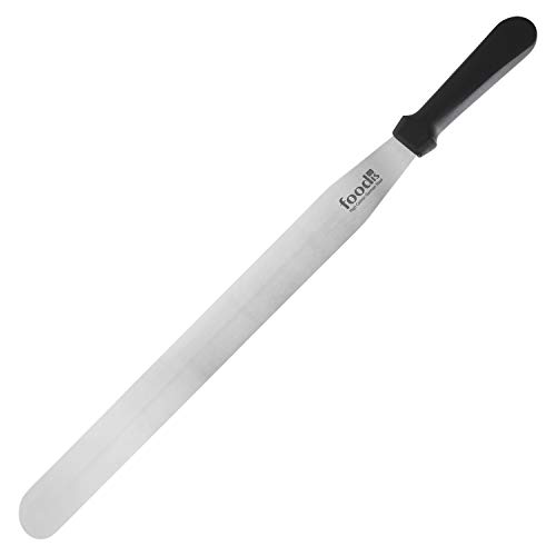 foodis Crepes-Wender mit 40cm Edelstahl Klinge - Crepe-Spatel spülmaschinenfest und robust - Hochwertiger Crepe Teigwender, Crepe Spachtel foodis Crepes-Wender mit 40cm Edelstahl Klinge - Crepe-Spatel spülmaschinenfest und robust - Hochwertiger Crepe Teigwender, Crepe Spachtel von foodis