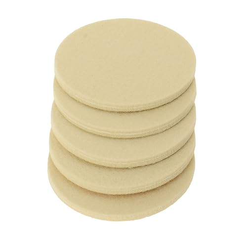 foodis Crepes Maker Zubehör 5er Set Ersatzpads für Crepe Öler - Crepes Stempel Pads zum Ölen und Reinigen - Crepes Maschine Zubehör von foodis