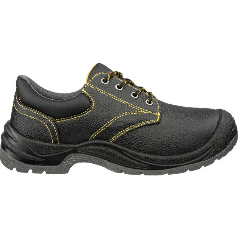 footguard FOCUS LOW S3 flacher Sicherheitsschuh Arbeitsschuh Rindleder schwarz 42 von footguard