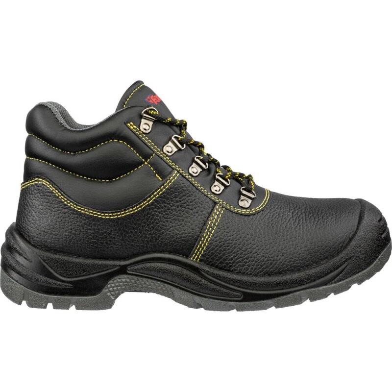 footguard FOCUS MID S3 hoher Sicherheitsschuh Arbeitsschuh Rindleder schwarz 42 von footguard