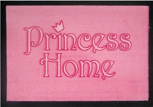 Fussmatte Princess Home Pink Fußmatte Schmutzmatte Türabstreifer Fußabtreter von for-collectors-only