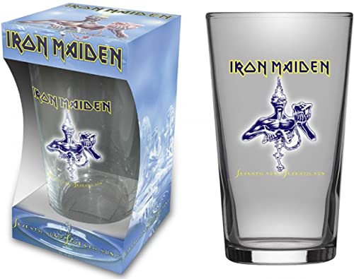 for-collectors-only Iron Maiden Glas Bierglas Seventh Son Of The Seventh Son Longdrink Glas XL Trinkglas Pint Glass von for-collectors-only
