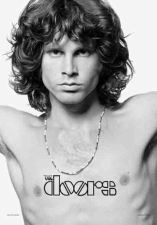 The Doors Posterflagge Jim Morrison Fahne Poster Flagge Textilposter 75x110cm von for-collectors-only