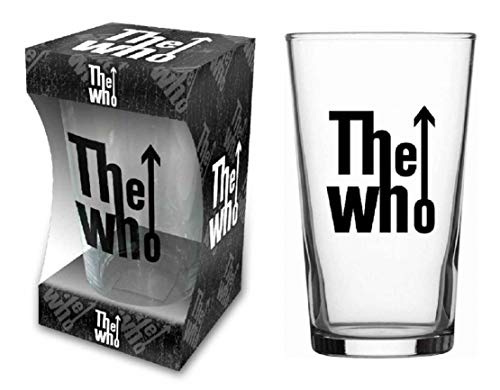 The Who Glas Target Logo Bierglas Longdrink Glas XL Trinkglas Pint Glass von for-collectors-only