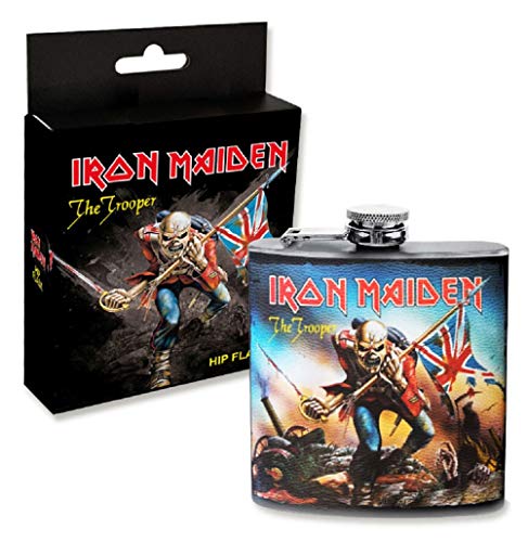 for-collectors-only Iron Maiden Flachmann The Trooper Hip Flask Trinkflasche Edelstahl von for-collectors-only