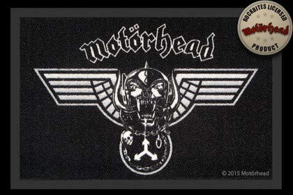 for-collectors-only Motörhead Fussmatte Winged Warpig Fußmatte Schmutzmatte Türabstreifer Türmatte Fußabstreifer Teppich Doormat von for-collectors-only