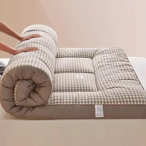 Japanischen Boden Futon Matratze, Roll Up King Size Matratze Bodenbett Tatami Faltbare Weiche Druck Reduzierende Atmungsaktive Doppel Futon Matratze Student Dormitory Home Matratze(Größe:90cm*200cm von forestalk